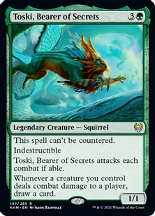 《秘密を知るもの、トスキ/Toski, Bearer of Secrets》[KHM] 緑R