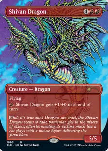 《シヴ山のドラゴン/Shivan Dragon》[Secret Lair] 赤(1993)