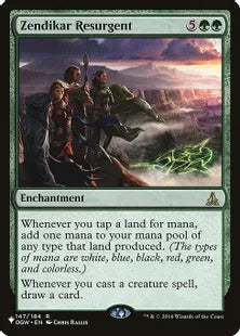 《ゼンディカーの復興者/Zendikar Resurgent》[The List] 緑R
