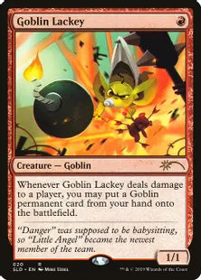 《ゴブリンの従僕/Goblin Lackey》[Secret Lair] 赤(020)