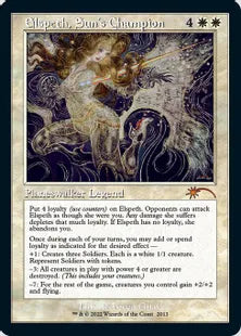 《太陽の勇者、エルズペス/Elspeth, Sun's Champion》[Secret Lair] 白(2013)