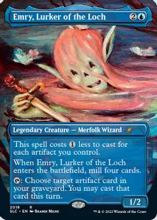 《湖に潜む者、エムリー/Emry, Lurker of the Loch》[Secret Lair] 青(2019)