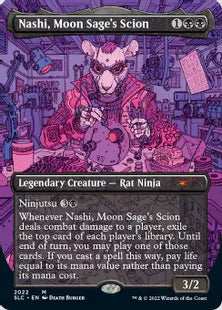 《月の賢者の養子、ナシ/Nashi, Moon Sage's Scion》[Secret Lair] 黒(2022)