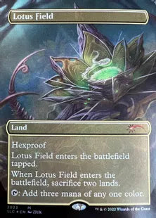 《睡蓮の原野/Lotus Field》[Secret Lair] 土地(2023)