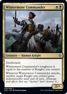 《冬荒野の指揮官/Wintermoor Commander》[ELD] 金U