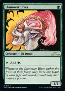 《ラノワールのエルフ/Llanowar Elves》[30A] 緑C