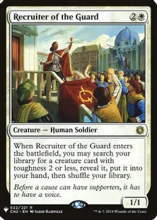 《護衛募集員/Recruiter of the Guard》[MB1] 白R