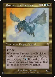 《追放するものドロマー/Dromar, the Banisher》[The List] 金R