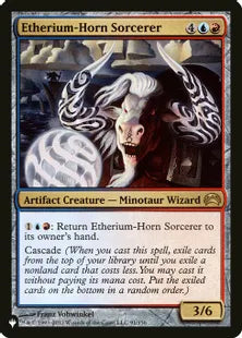 《エーテリウム角の魔術師/Etherium-Horn Sorcerer》[The List] 金R