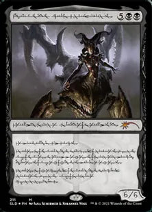 【ファイレクシア語】《囁く者、シェオルドレッド/Sheoldred, Whispering One》[Secret Lair] 黒(211)