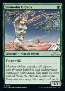 《シャノーディンのドライアド/Shanodin Dryads》[30A] 緑C