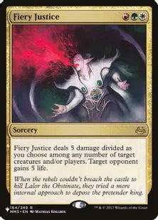 《焦熱の裁き/Fiery Justice》[The List] 金R