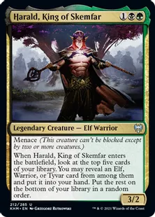 《スケムファーの王、ヘラルド/Harald, King of Skemfar》[KHM] 金U