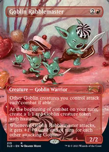 《ゴブリンの熟練扇動者/Goblin Rabblemaster》[Secret Lair] 赤(215)