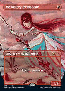 《僧院の速槍/Monastery Swiftspear》[Secret Lair] 赤(216)