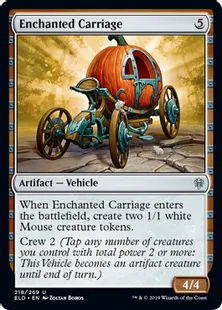 《魔法の馬車/Enchanted Carriage》[ELD] 茶U