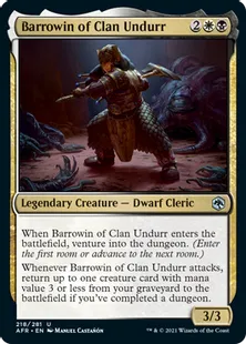 《ウンドゥル族のバローウィン/Barrowin of Clan Undurr》[AFR] 金U