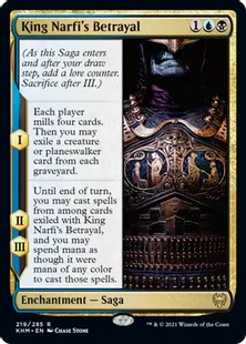 《ナーフィ王の裏切り/King Narfi's Betrayal》[KHM] 金R