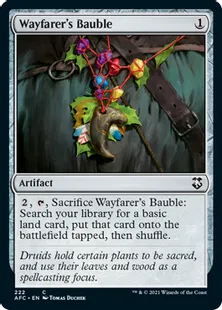 《旅人のガラクタ/Wayfarer's Bauble》[AFC] 茶C