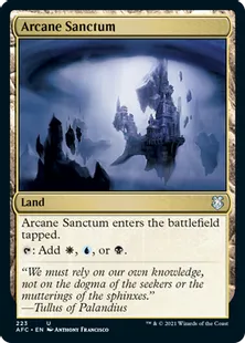 《秘儀の聖域/Arcane Sanctum》[AFC] 土地U