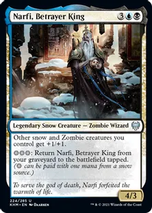 《背信の王、ナーフィ/Narfi, Betrayer King》[KHM] 金U