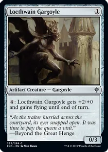 《ロークスワインのガーゴイル/Locthwain Gargoyle》[ELD] 茶C