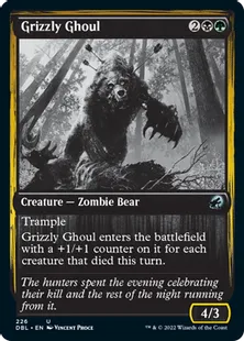 《灰色熊のグール/Grizzly Ghoul》[DBL] 金U