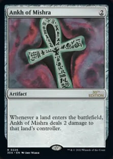 《ミシュラのアンク/Ankh of Mishra》[30A] 茶R
