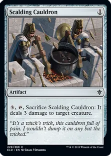 《煮えたぎる大釜/Scalding Cauldron》[ELD] 茶C