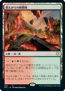 《燃えがらの林間地/Cinder Glade》[AFC] 土地R