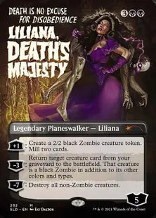 《死の権威、リリアナ/Liliana, Death's Majesty》[Secret Lair] 黒(232)