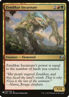 《ゼンディカーの具現/Zendikar Incarnate》[The List] 金U