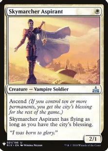 《空渡りの野心家/Skymarcher Aspirant》[MB1] 白U