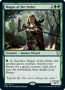 《秩序の大魔術師/Magus of the Order》[CMR] 緑R