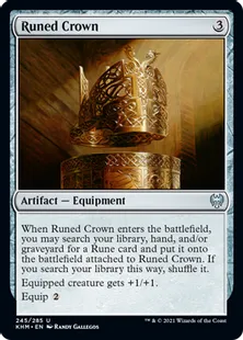 《ルーンの冠/Runed Crown》[KHM] 茶U