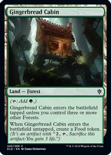 《お菓子の小屋/Gingerbread Cabin》[ELD] 土地C