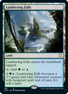 《伐採地の滝/Lumbering Falls》[AFC] 土地R