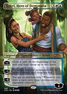 《ドミナリアの英雄、テフェリー/Teferi, Hero of Dominaria》[Secret Lair] 金(248)