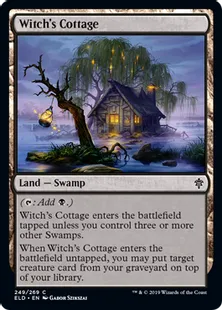 《魔女の小屋/Witch's Cottage》[ELD] 土地C