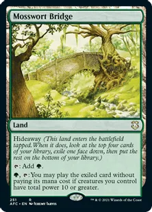 《苔汁の橋/Mosswort Bridge》[AFC] 土地R