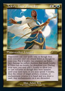《時を解す者、テフェリー/Teferi, Time Raveler》[Secret Lair] 金(252)