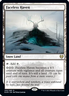 《不詳の安息地/Faceless Haven》[KHM] 土地R