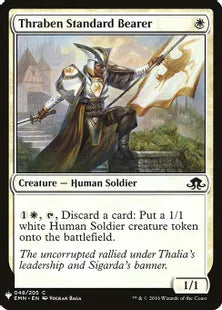 《スレイベンの軍旗手/Thraben Standard Bearer》[MB1] 白C