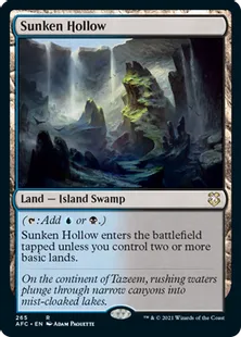《窪み渓谷/Sunken Hollow》[AFC] 土地R