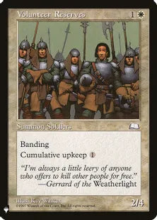 《志願兵補充部隊/Volunteer Reserves》[MB1] 白U