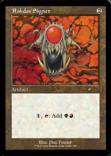 《ラクドスの印鑑/Rakdos Signet》[Secret Lair] 茶(289)