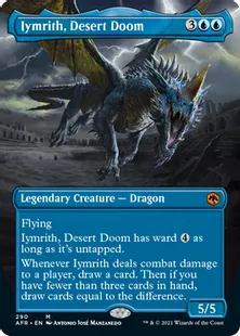 ■ボーダーレス■《砂漠滅ぼし、イムリス/Iymrith, Desert Doom》[AFR-BF] 青R