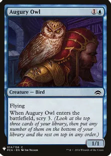 《占いフクロウ/Augury Owl》[MB1] 青C