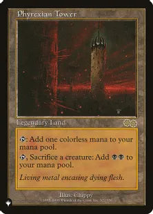 《ファイレクシアの塔/Phyrexian Tower》[The List] 土地R