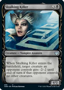 ■ショーケース■《潜伏する殺人者/Skulking Killer》[VOW-BF] 黒U